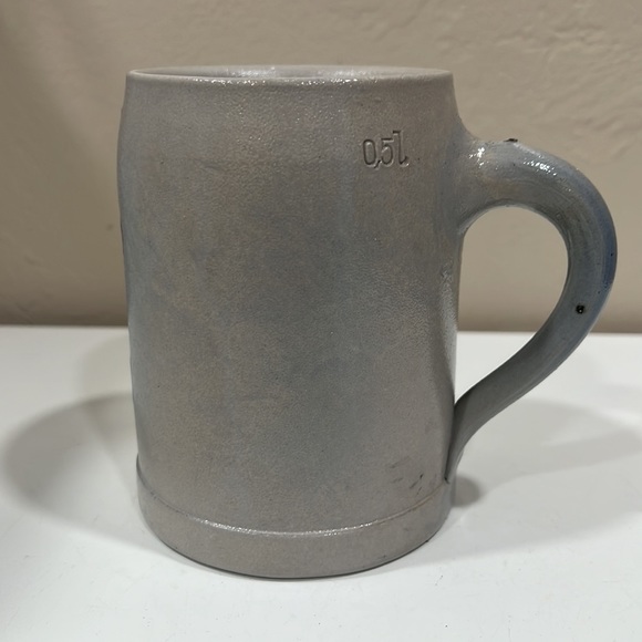 Vintage Stoneware HB Hofbrauhaus German Tankard Octoberfest stein 0.5lt mark - Picture 2 of 4
